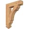 Ekena Millwork Olympic Arts & Crafts Smooth Bracket, Western Red Cedar, 3 1/2"W x 18"D x 22"H BKT04X18X22OLY03SWR - alternate 1